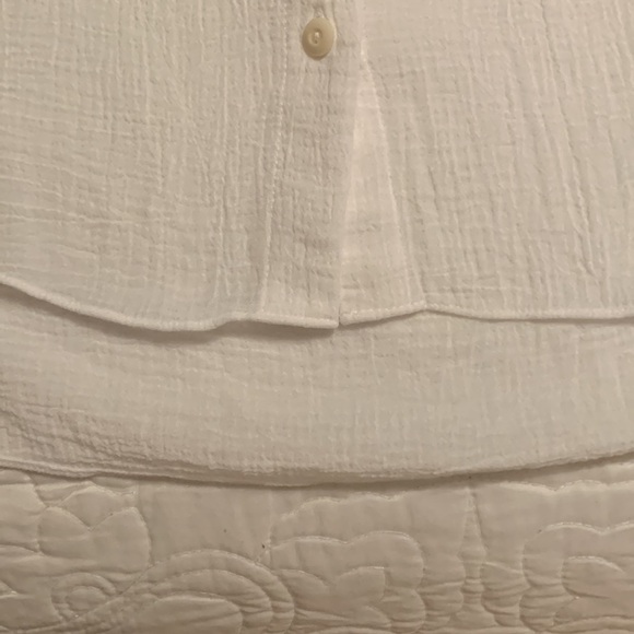 DIANE VON FURSTENBERG Women’s Button-Down White Long Sleeve Shirt SZ 6 - Picture 7 of 11